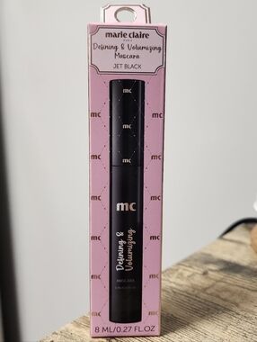 Marie Claire Defining & Volumizing Mascara - Jet Black New In Box